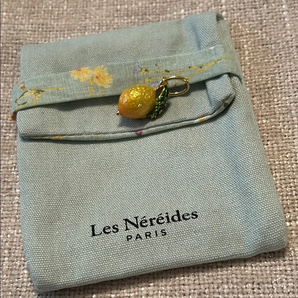 Les Nereides Paris Lemon Pendant, NEW